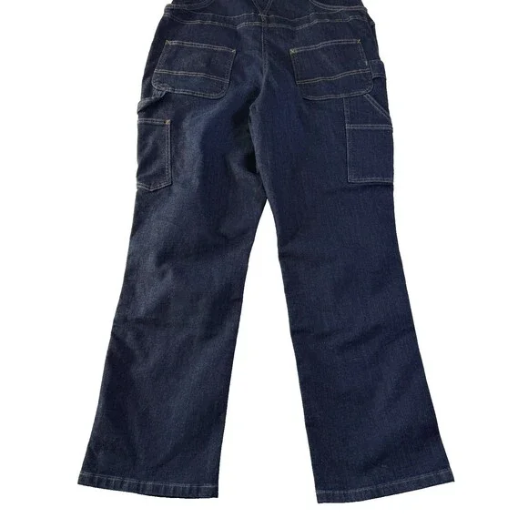 Carhartt Rugged Flex Double Knee Bib Overalls Womens Large 14/16 Reg 104044 464 - Picture 12 of 16